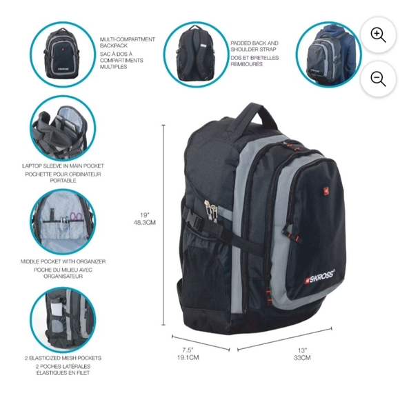 ( SOLD ) Skross backpack - Picture 7 of 9